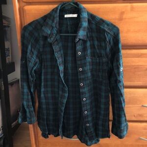 Kenneth Cole button down flannel